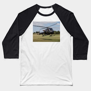 Army Air Corps Scout Helicopter Baseball T-Shirt